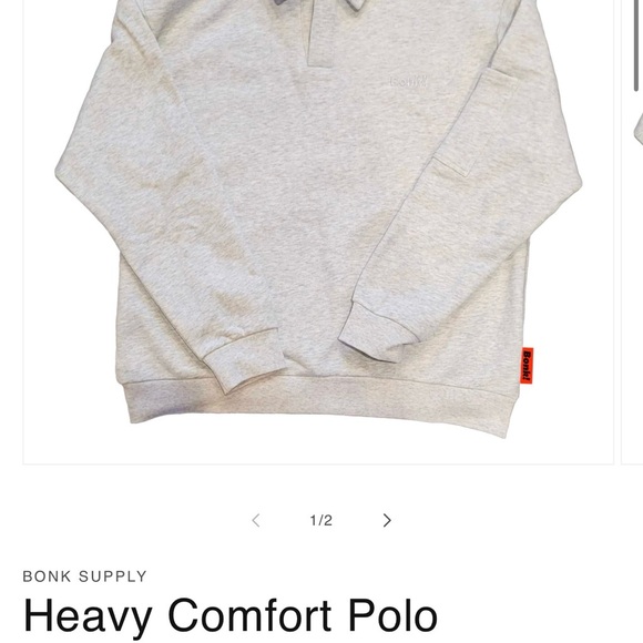Gray Quarter-Zip Sweatshirt - Picture 2 of 5